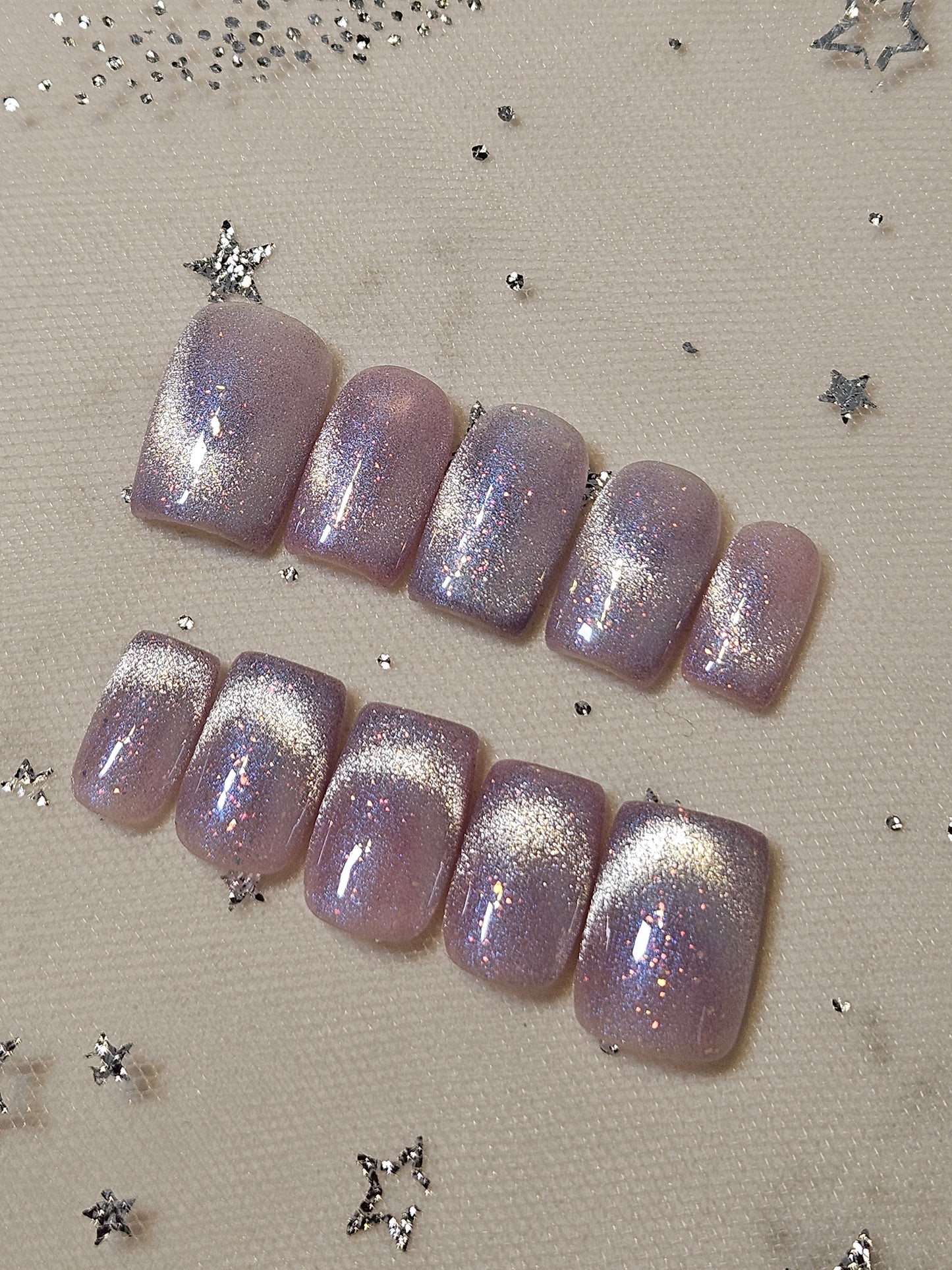 Square - Catseye Glitter